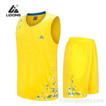 Jersey de basket-ball pas cher conception de basket-ball de nouveau style unifrom